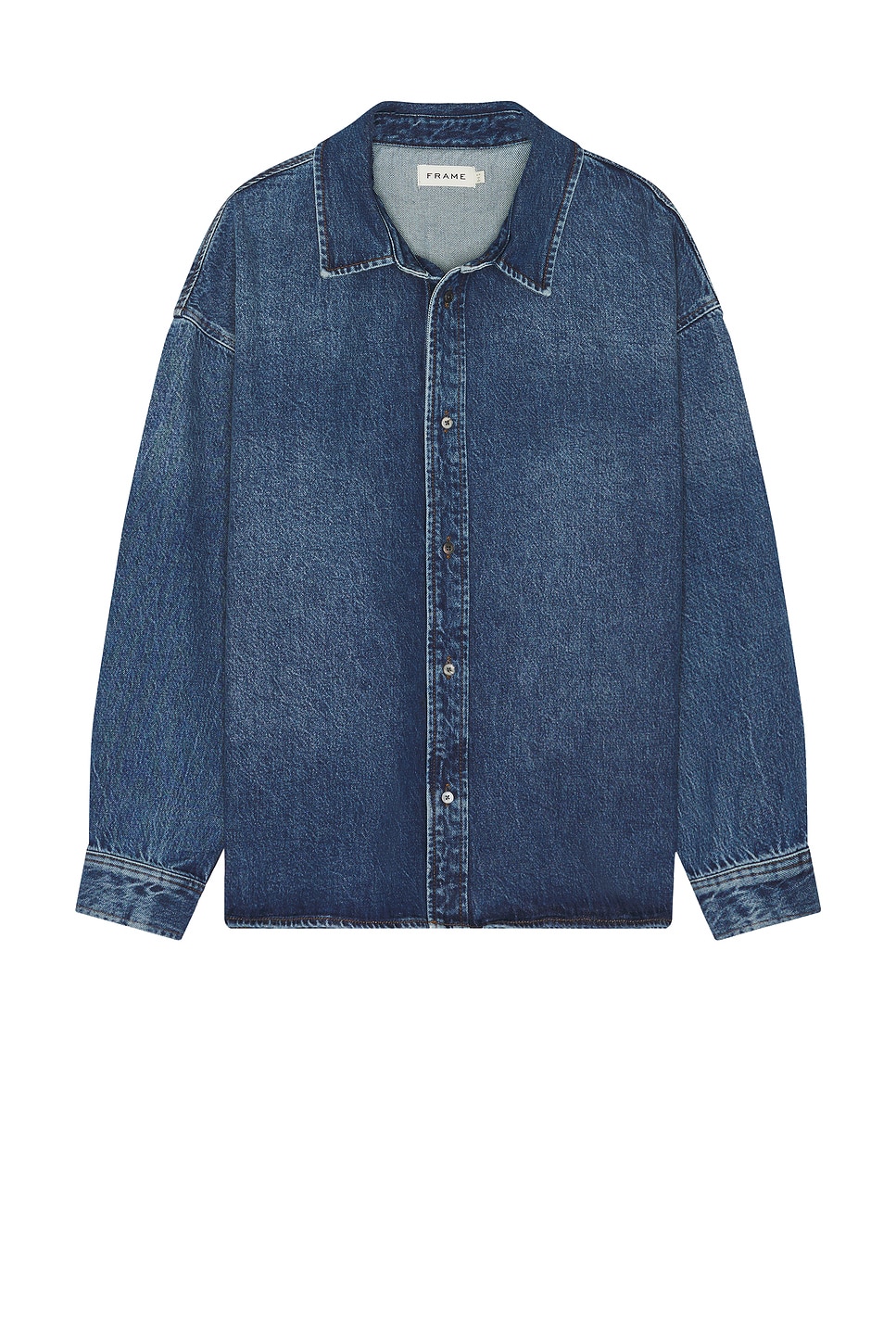FRAME Relaxed Heavy Denim Shirt in Dreams | REVOLVE