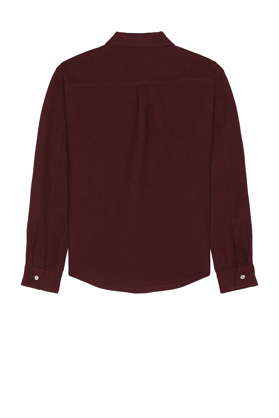 FRAME Textured Shirt in Dark Burgundy
