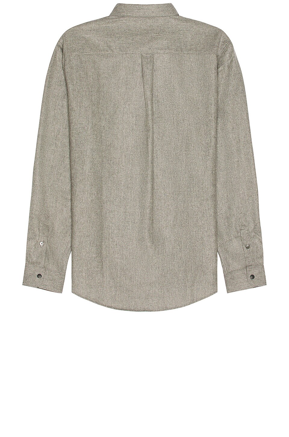 FRAME Machine Washable Overshirt in Light Grey