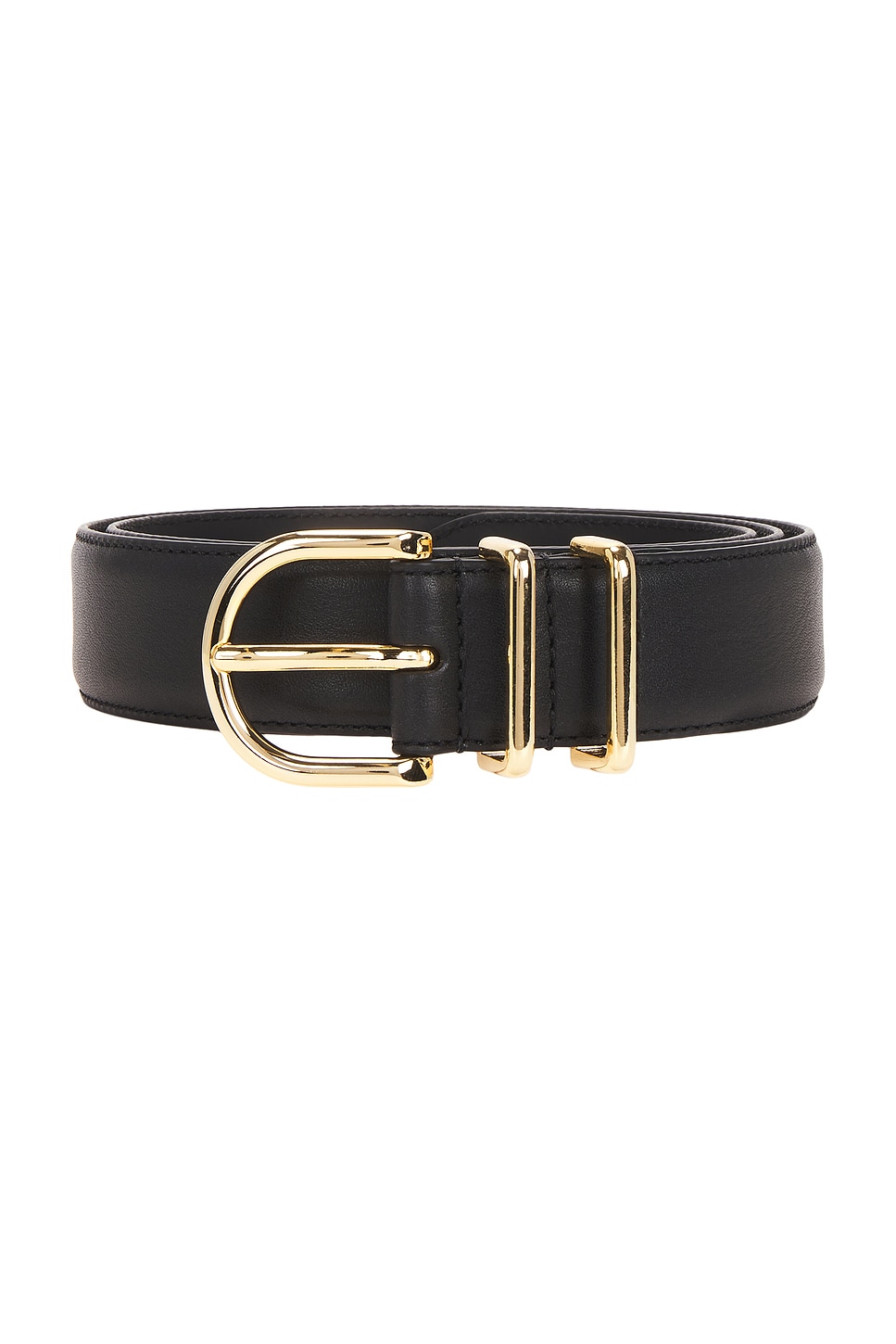 Favorite Daughter The Fancy Juni Belt in Black & Polished 