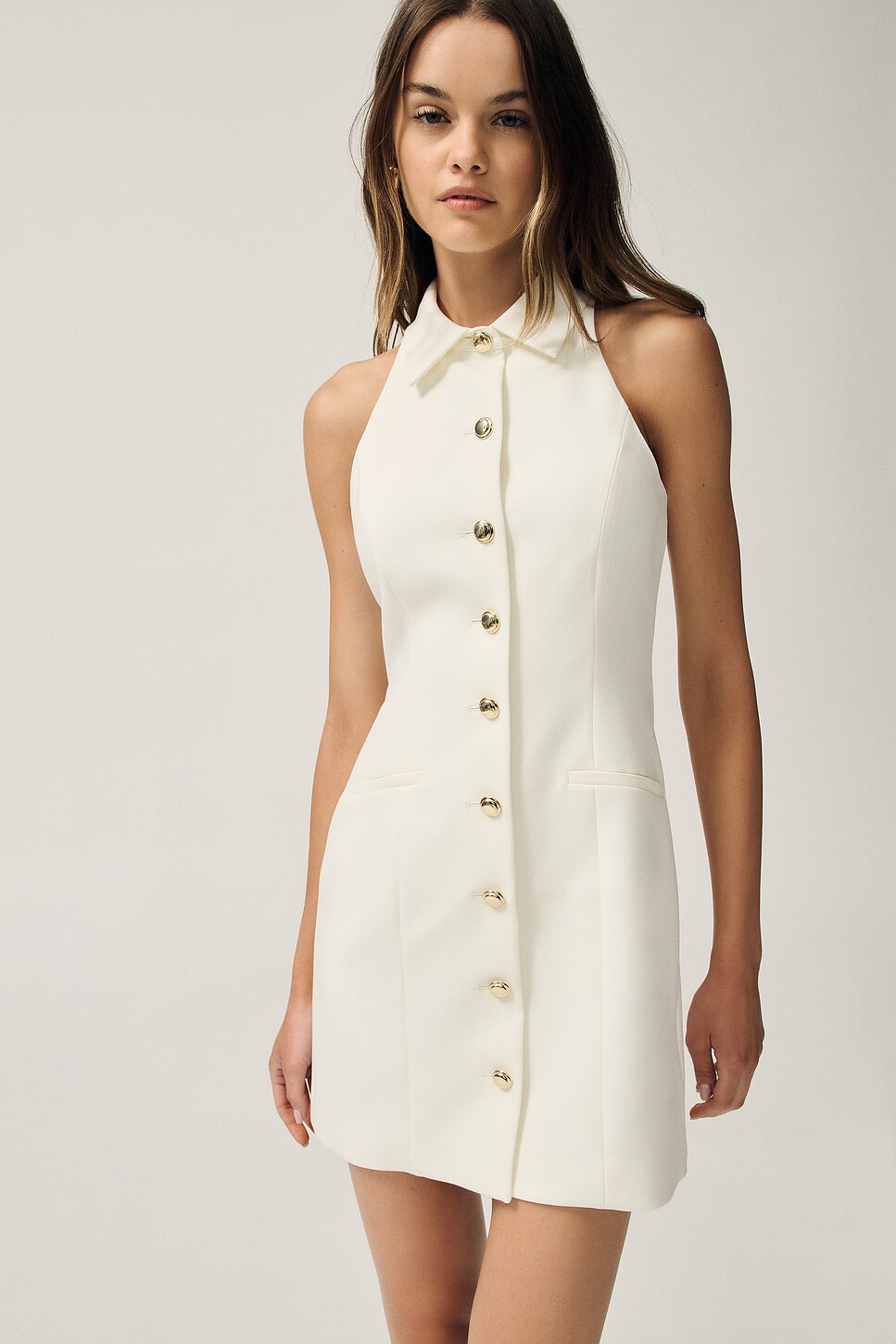 MINIVESTIDO CON CUELLO