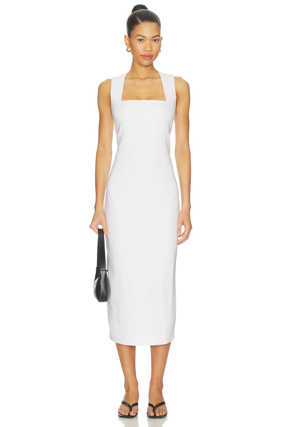 Favorite Daughter The Perfect Opportunity Linen Dress in White | REVOLVE