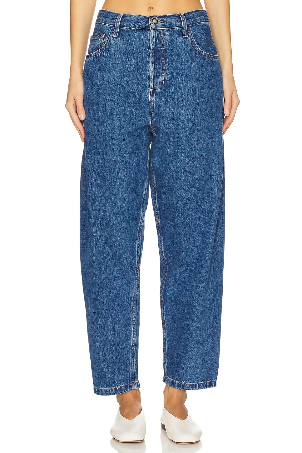 Nikki High Rise Barrel Pants