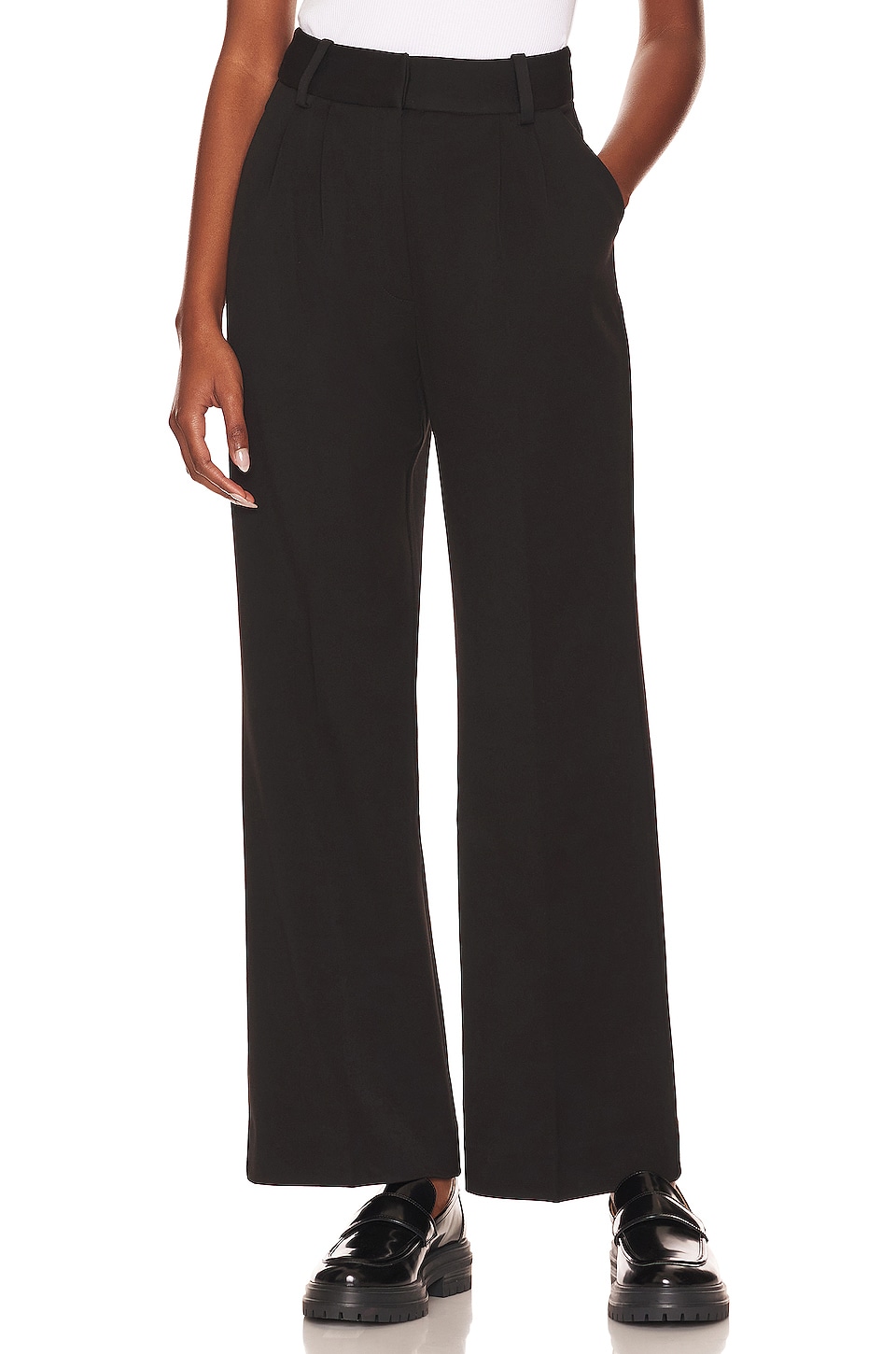 Favorite Daughter The Favorite Pant Petite in Black | REVOLVE