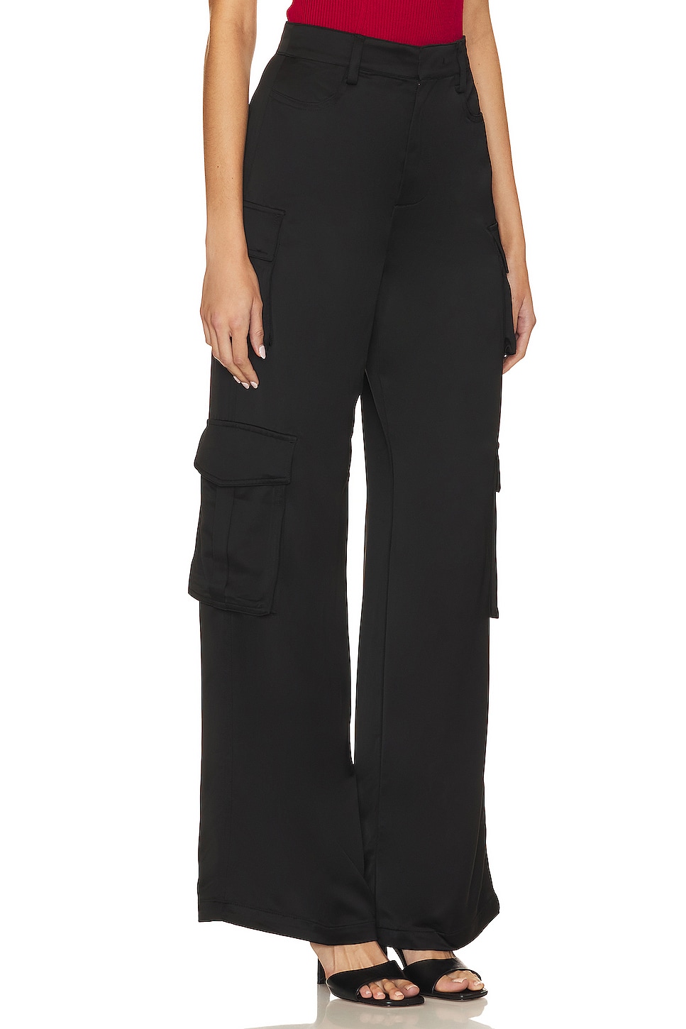 Favorite Daughter Satin Cargo Pant thumbnail