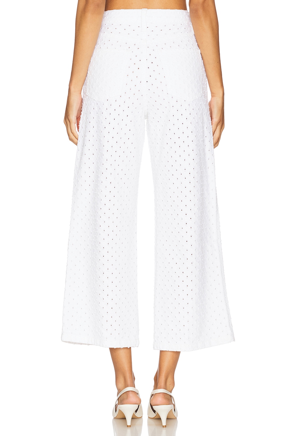 The Masha Super High Rise Wide Leg Crop Pant - Thumbnail 4