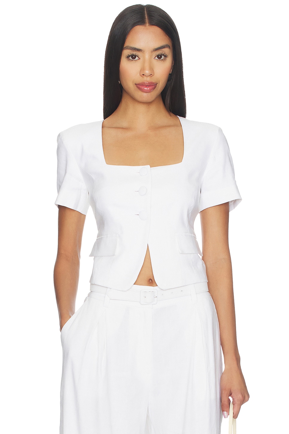 The Mayfair Linen Top - thumbnail 2
