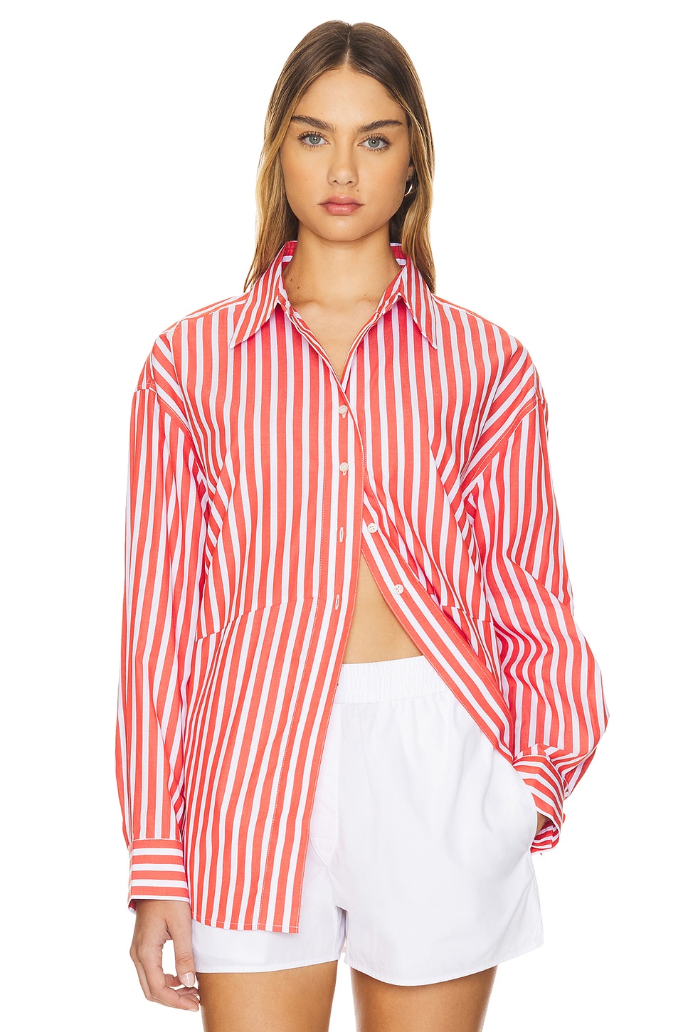 Favorite Daughter The Door's Always Open Ex Boyfriend Shirt in Pomodoro ...