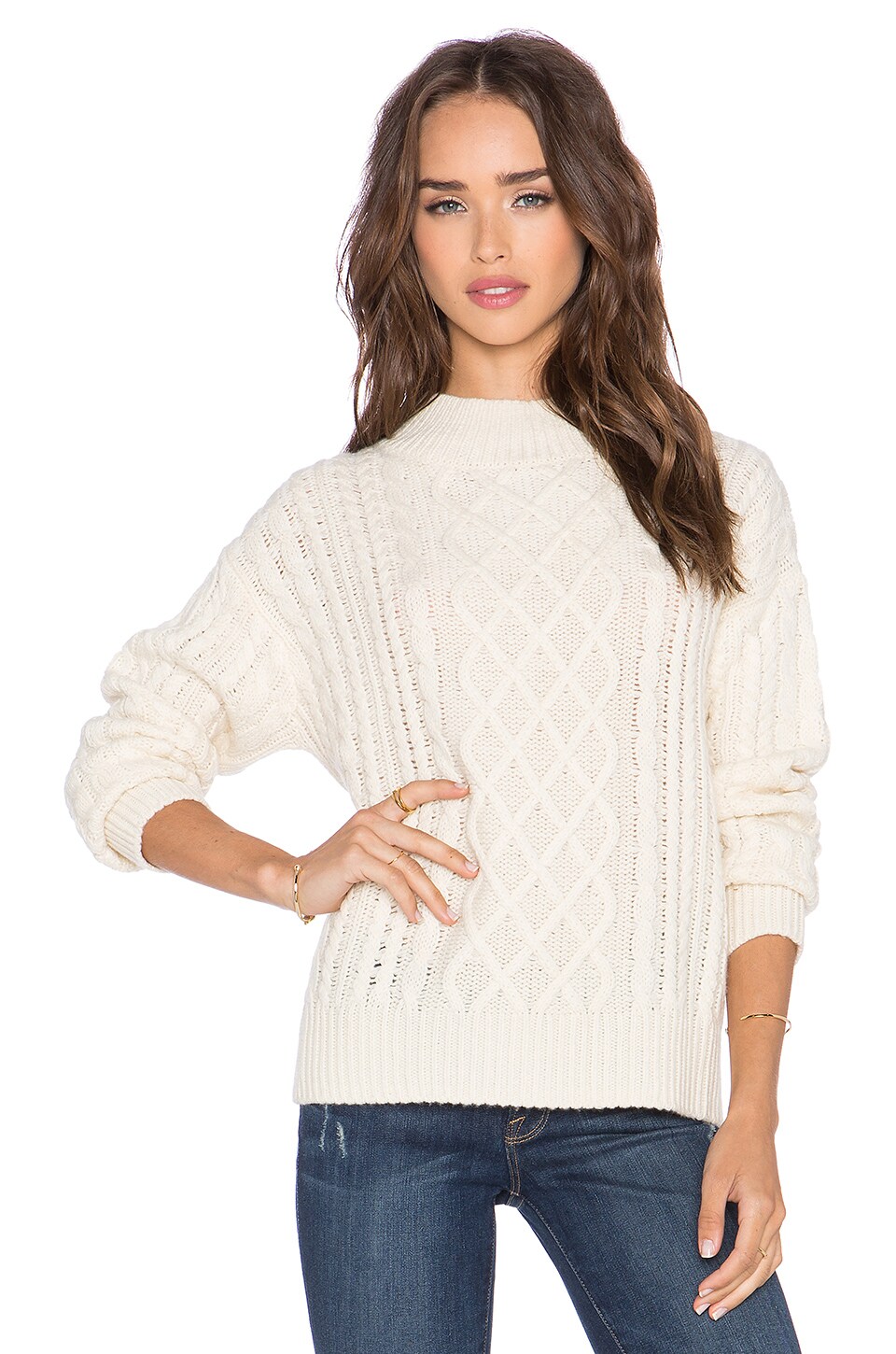 frame denim sweater