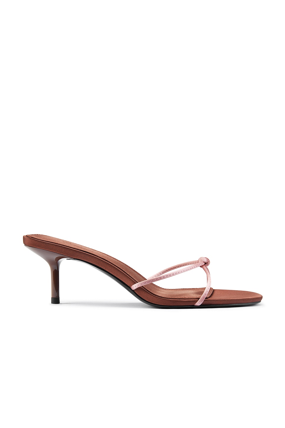 FEMME LA x REVOLVE Maeve Slipper in Mauve & Chocolate | REVOLVE
