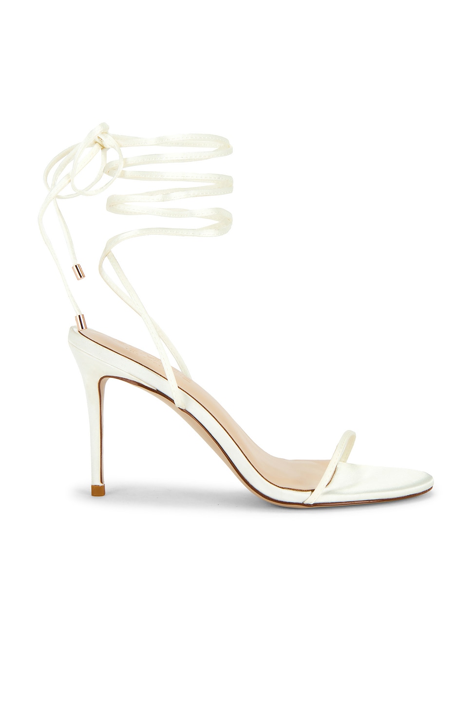 3.0 Barely There Lace Up Heels