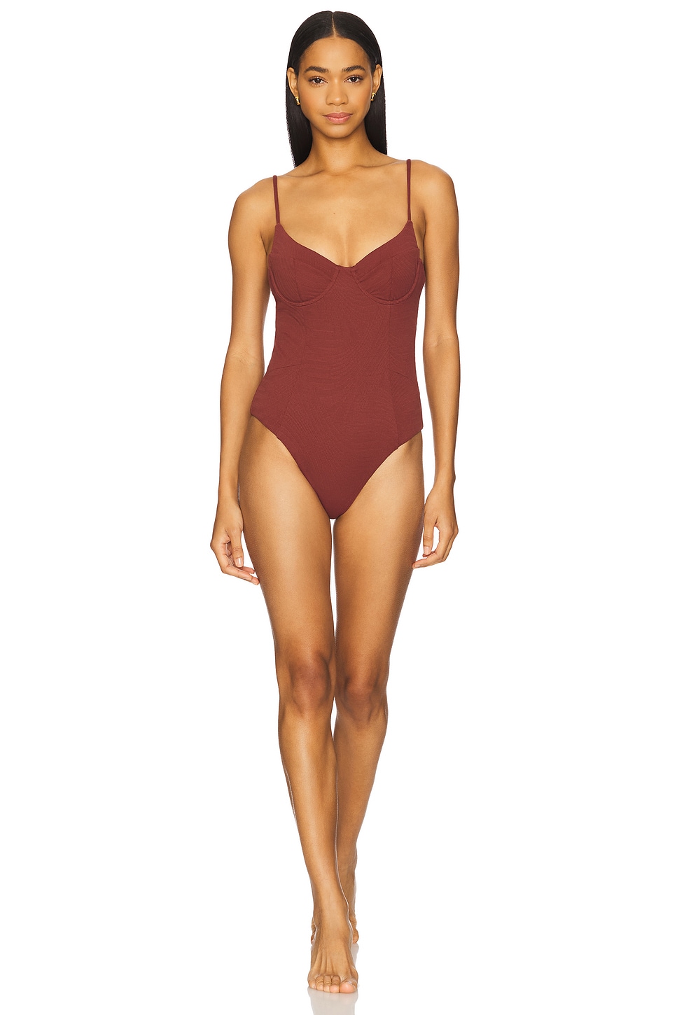 F E L L A Marty One Piece in Fudge | REVOLVE