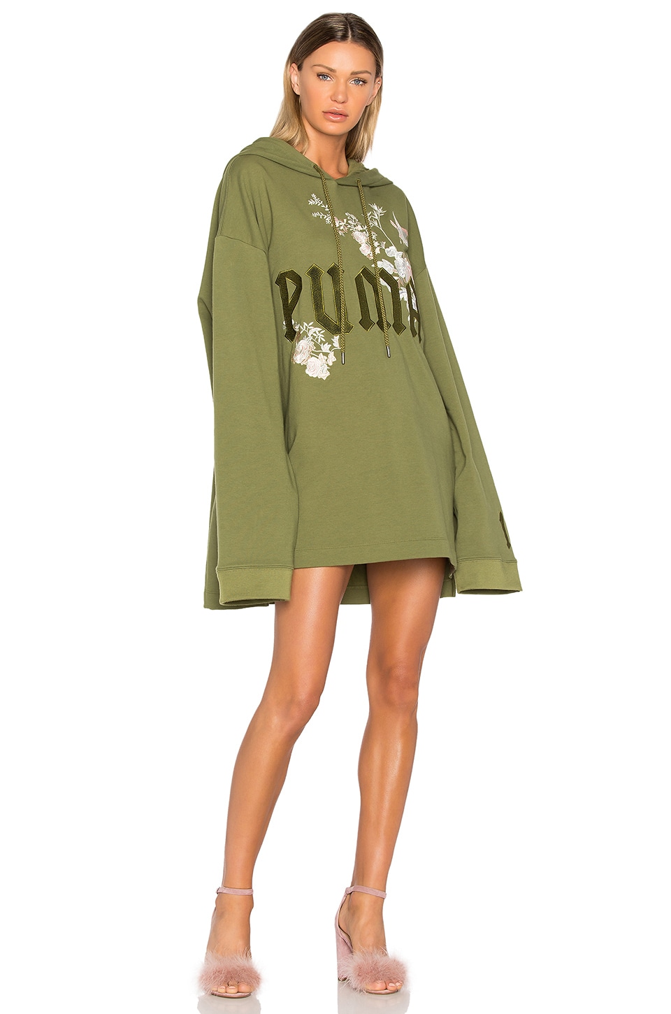 puma rihanna fenty hombre olive