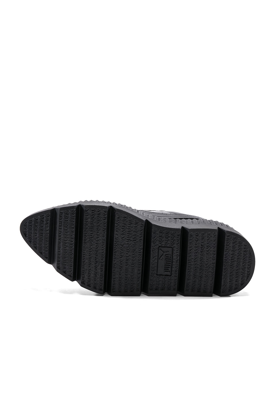 puma fenty pointy creepers black patent