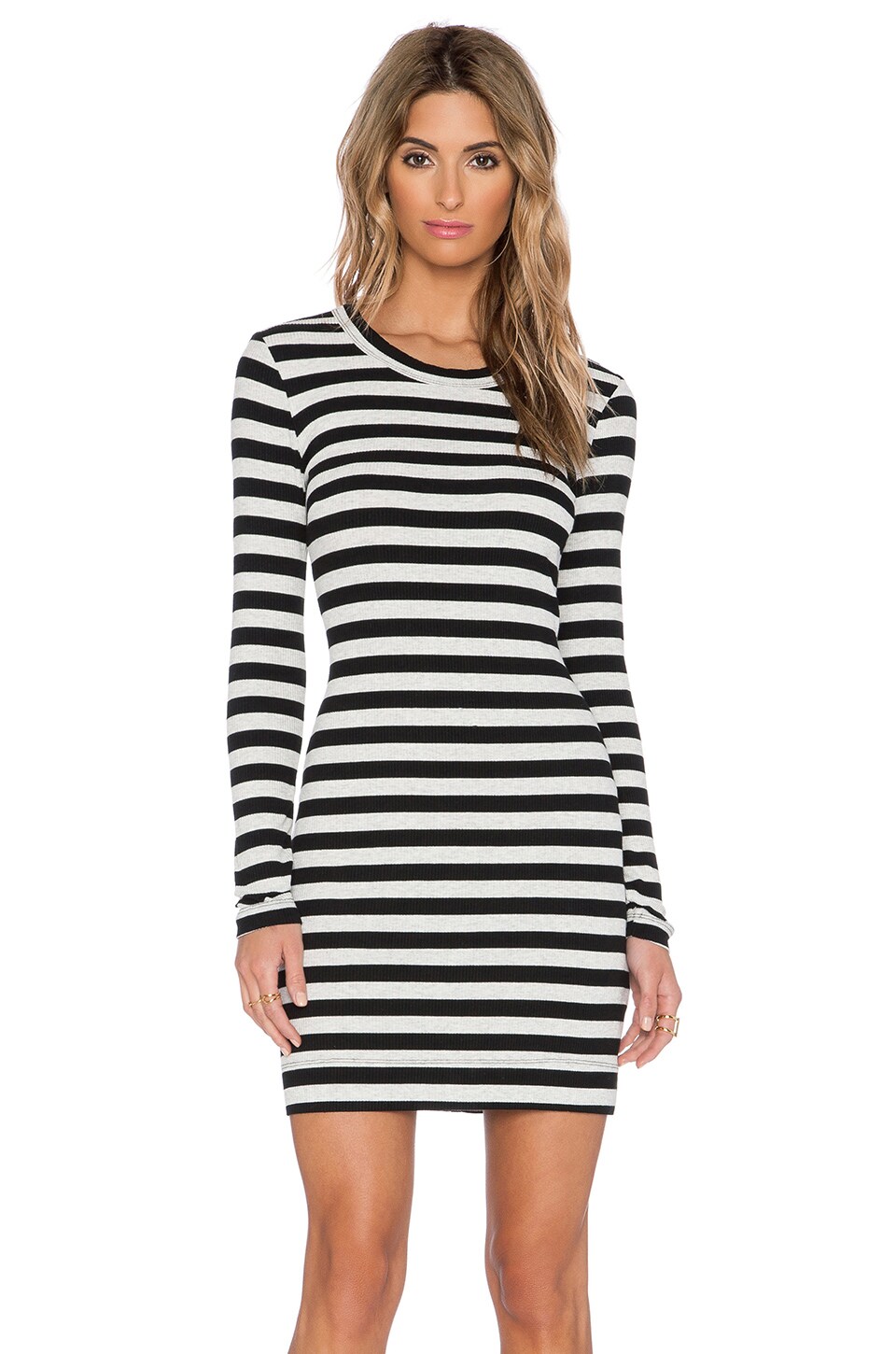 Fifteen Twenty Long Sleeve Stripe Dress in Stripe REVOLVE