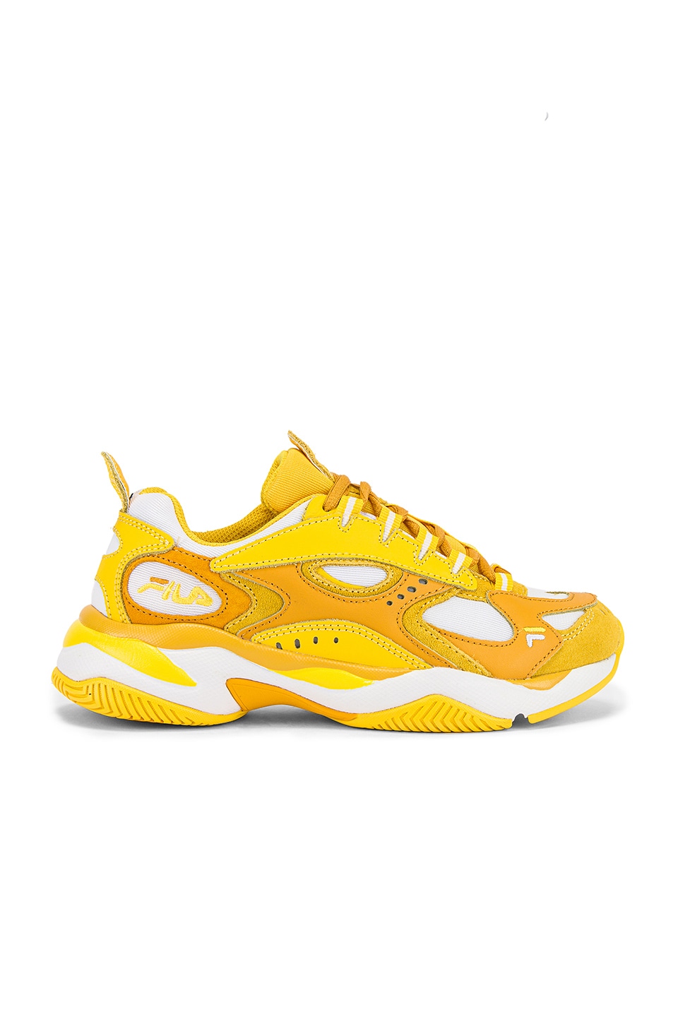 shoes fila yellow