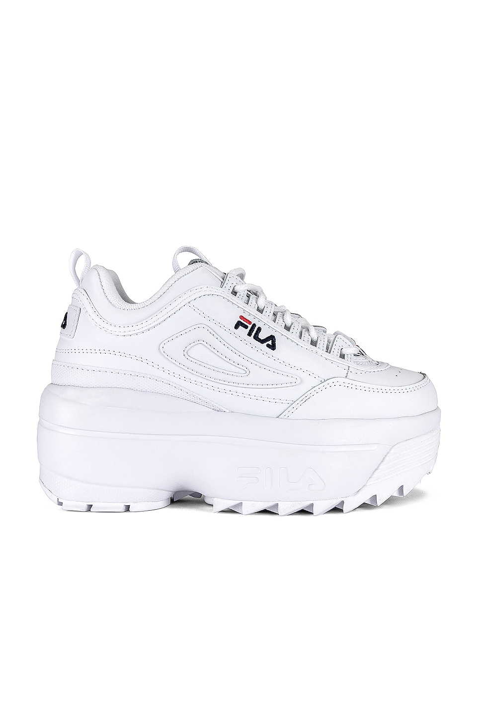 Daughter Ban convergence Fila Disruptor II Sneaker in White, Fila Navy, & Fila Red | REVOLVE