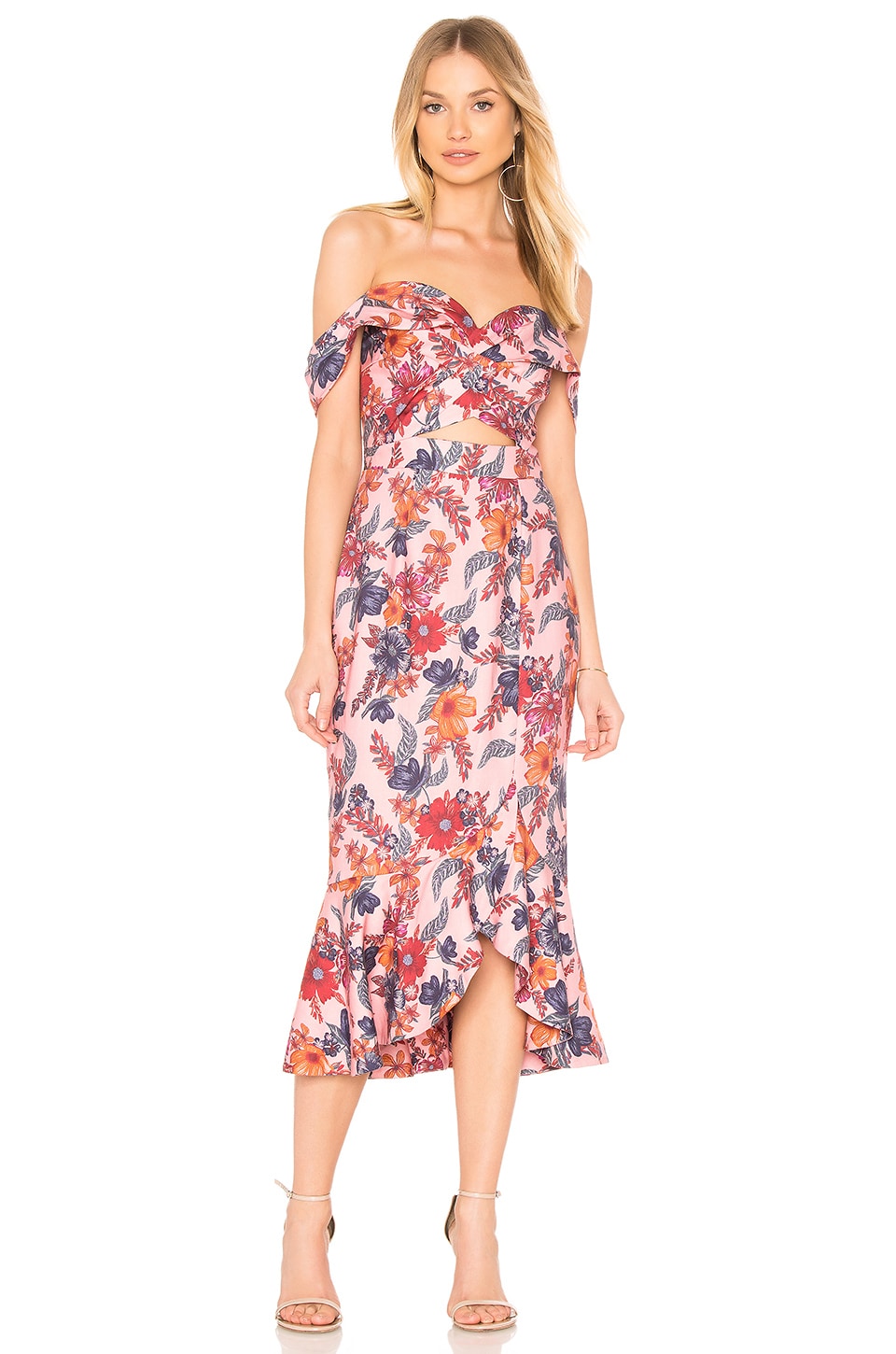 Finders Keepers Rhapsody Midi Dress in Blossom Floral | REVOLVE