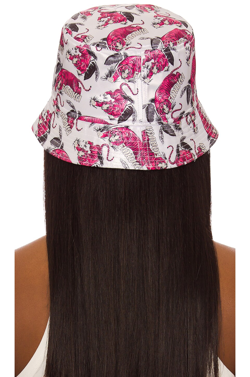 FIORUCCI Tiger Print Bucket Hat in Multi