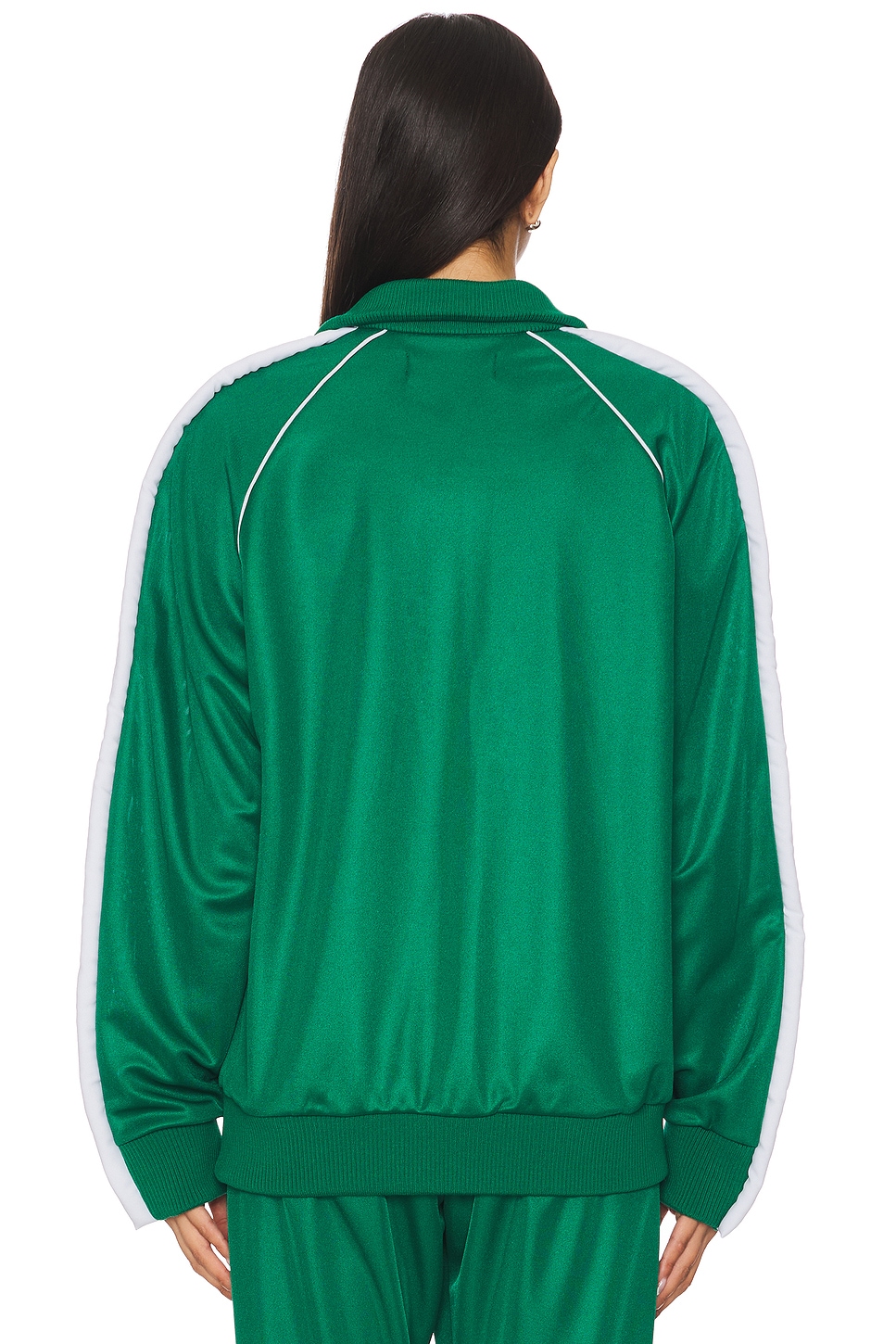 Puffy Piping Angel Track Sweatshirt - Thumbnail 4