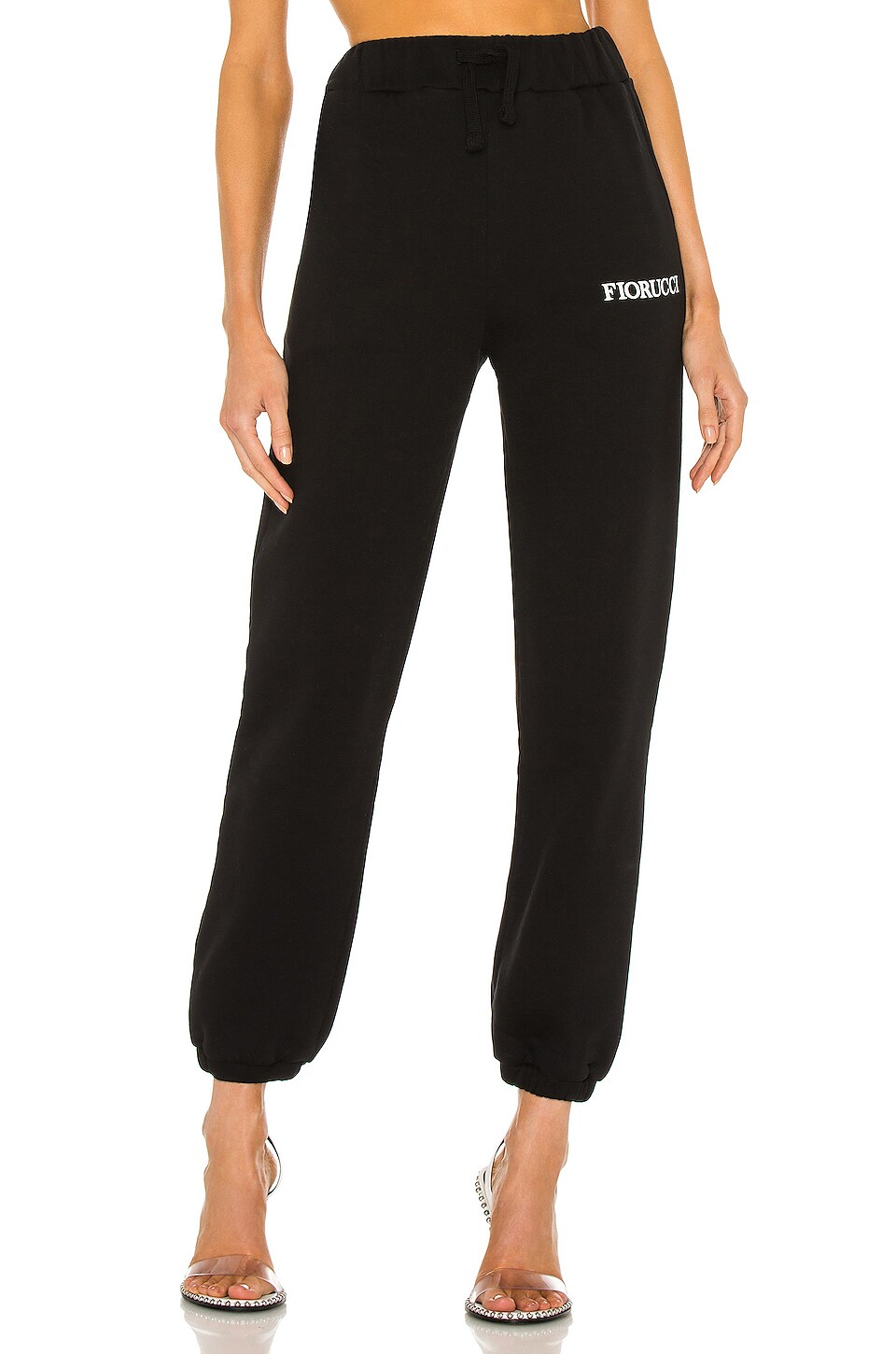 FIORUCCI Angels Patch Jogger in Black