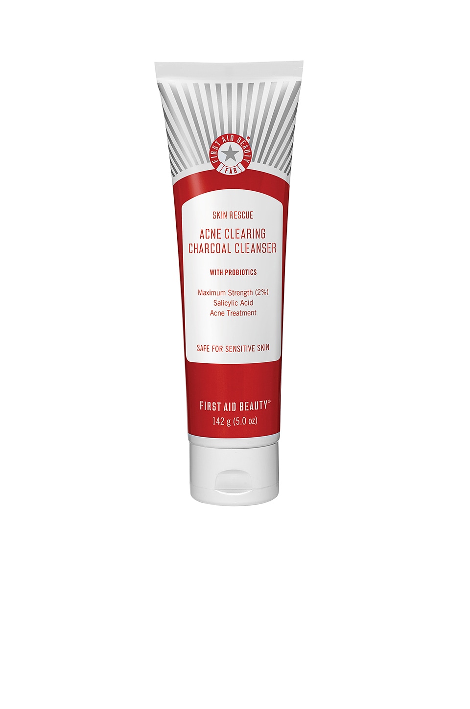 First Aid Beauty Skin Rescue Acne Clearing Charcoal Cleanser with
