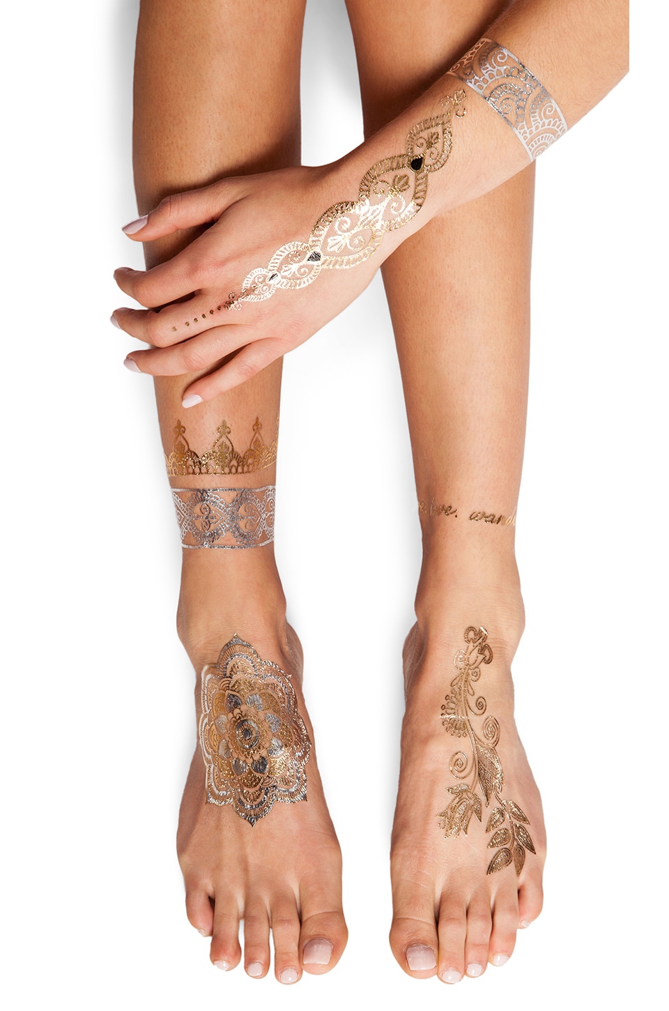 FLASH Tattoos Sheebani Tattoo in Gold & Silver | REVOLVE