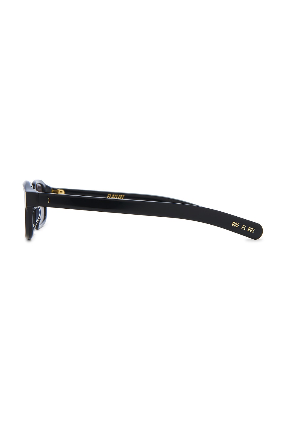 Flatlist Hanky Sunglasses in Solid Black & Solid Black Lens | REVOLVE