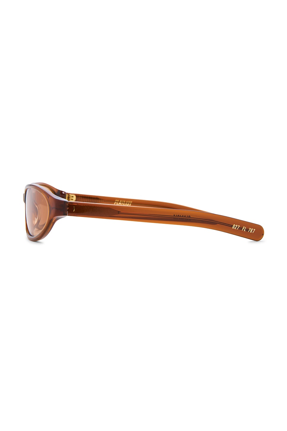 Flatlist サングラス - Crystal Brown & Brown Lens | REVOLVE