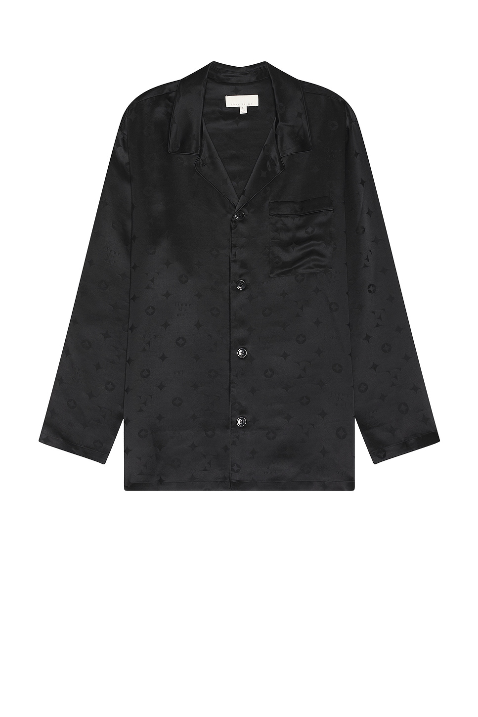 Men's Silk Jacquard PJ Top