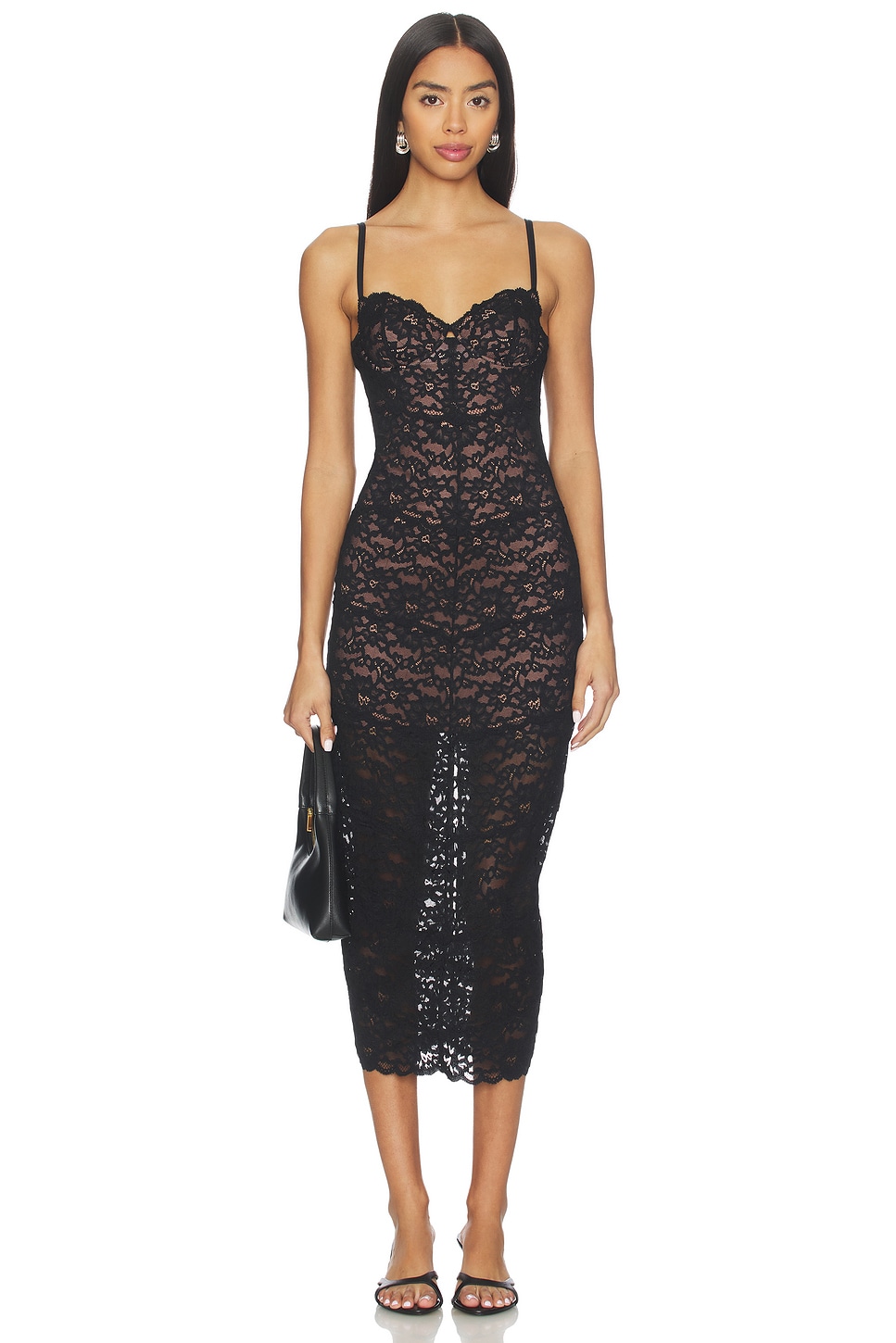 fleur du mal Charlotte Lace Dress in Black | REVOLVE fleur du mal Charlotte Lace Dress in Black | REVOLVE