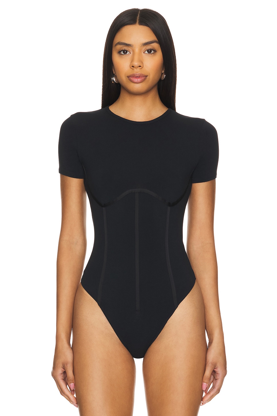 fleur du mal T-Shirt Bodysuit in Black | REVOLVE