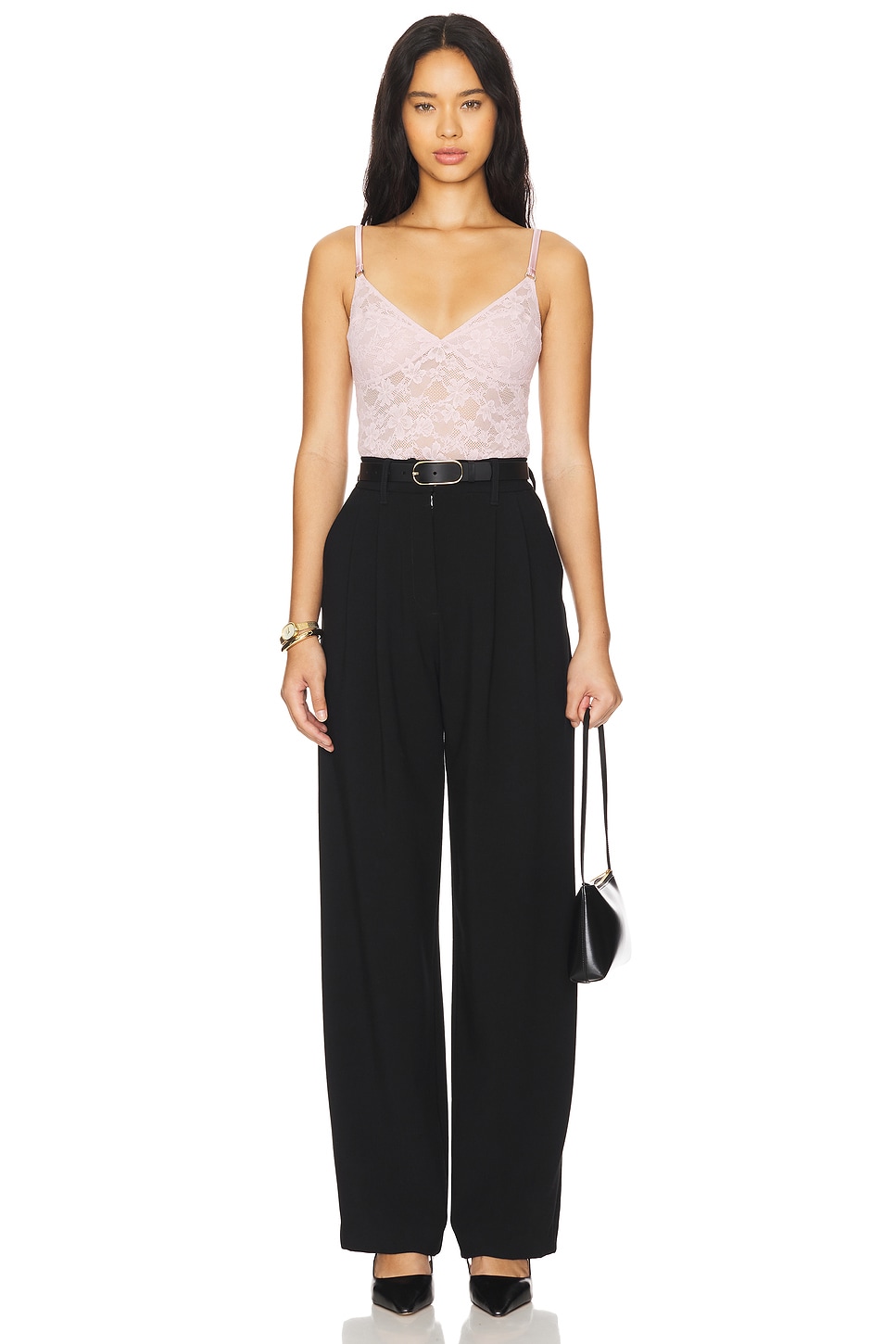 Le Stretch Lace Wireless Bodysuit