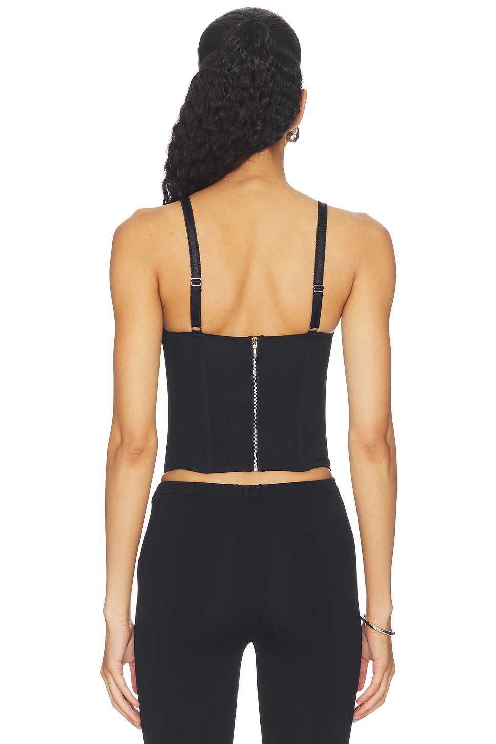 Fleur du Mal Topstitch Bebe Bra Bustier Top