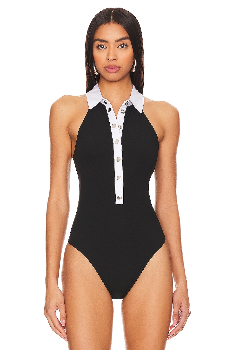 Fleur du Mal High Collar Bodysuit thumbnail