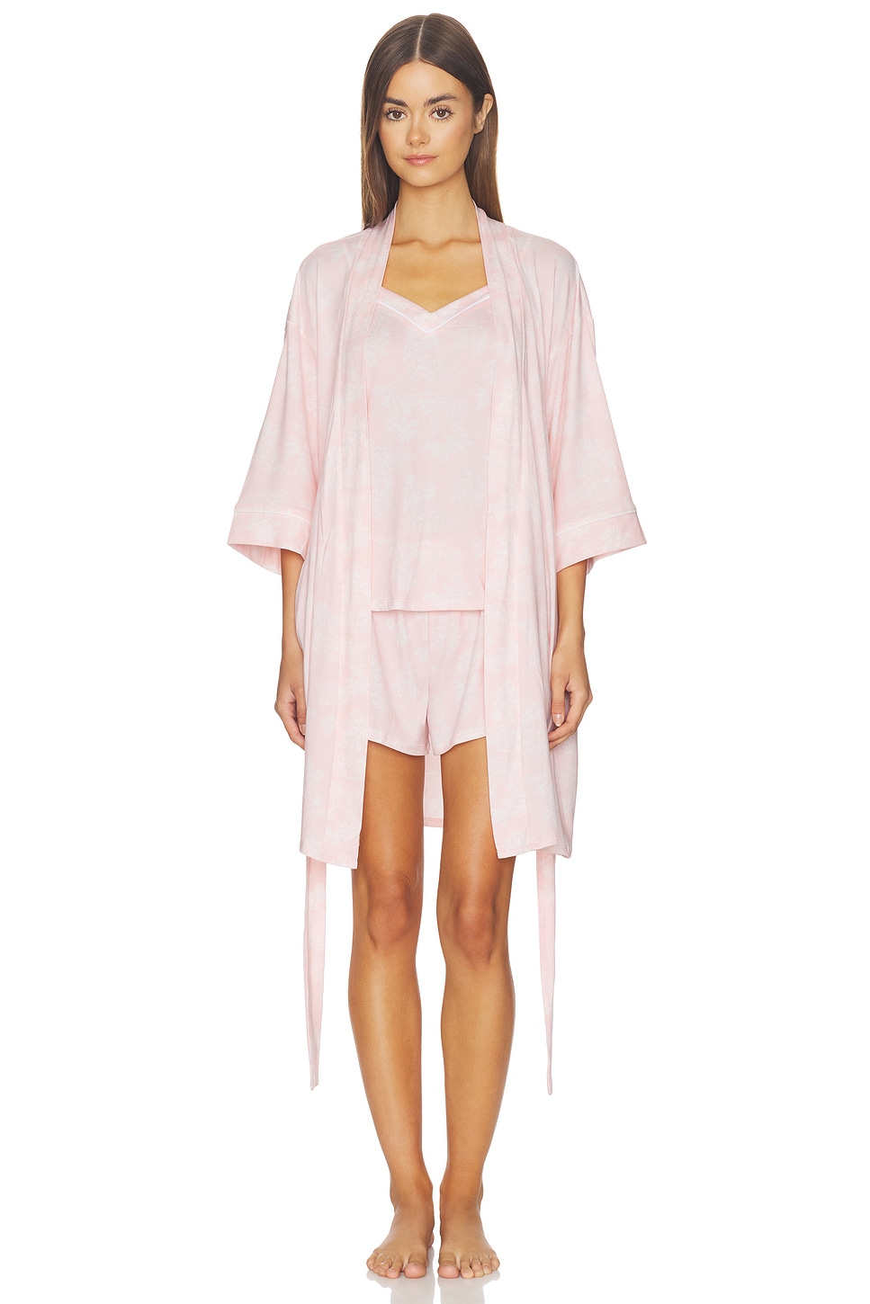 Martha Printed Knit Travel Set