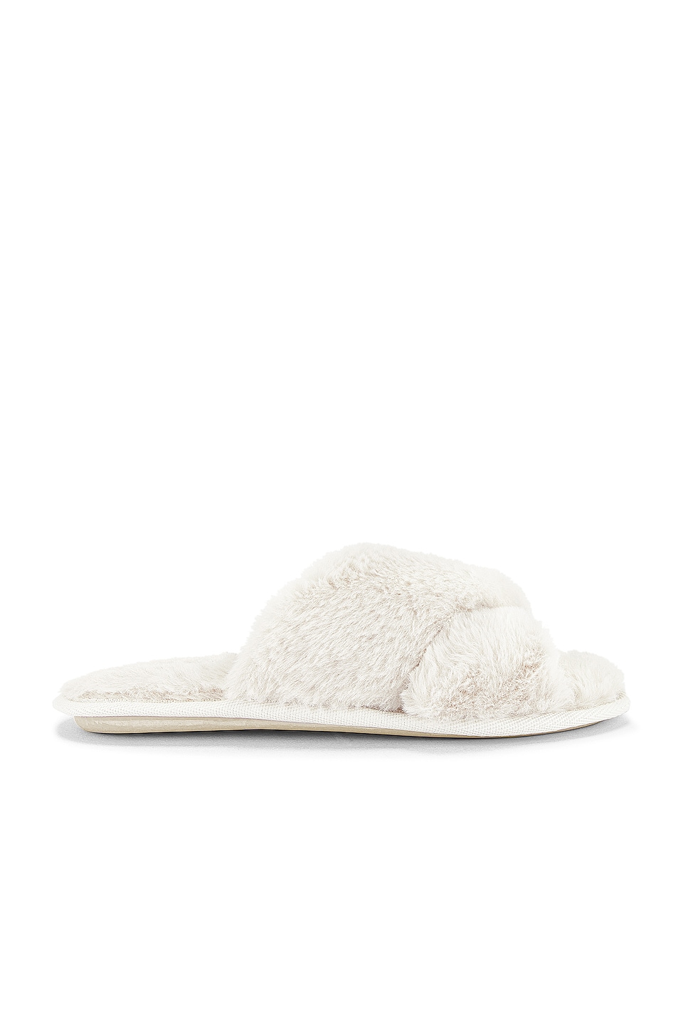Image 1 of Victoria Teddy Criss Cross Slipper in Ivory