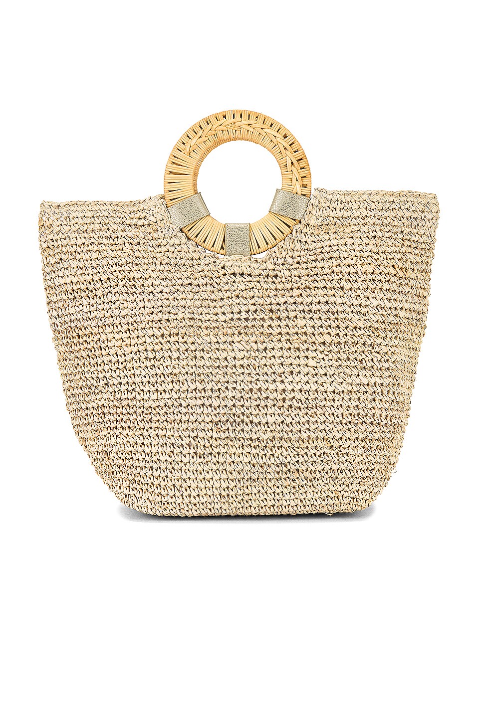 florabella Gili Large Soft Tote in Almond & Silver