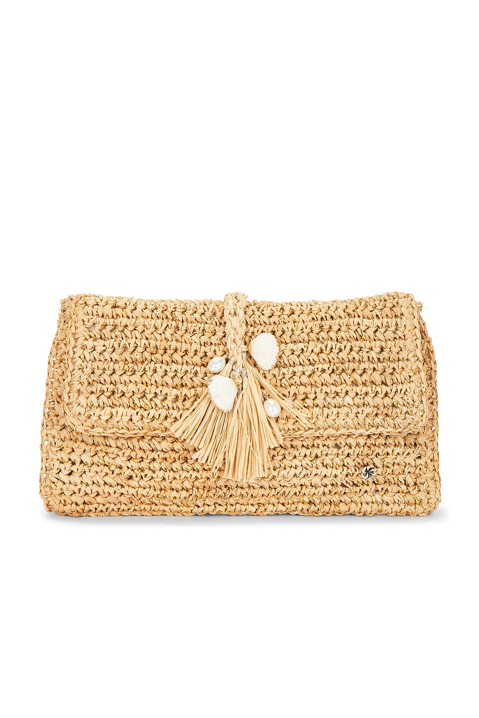 Chastanet Crochet Raffia Clutch