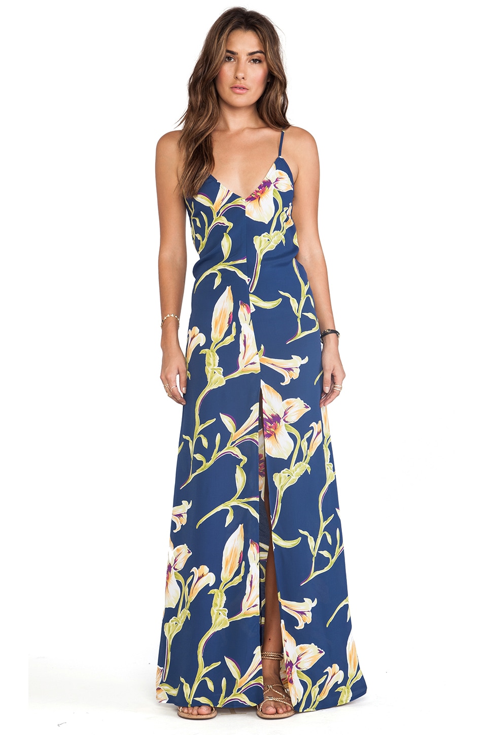 FLYNN SKYE Kennedy Maxi Dress in Ocean Lily REVOLVE