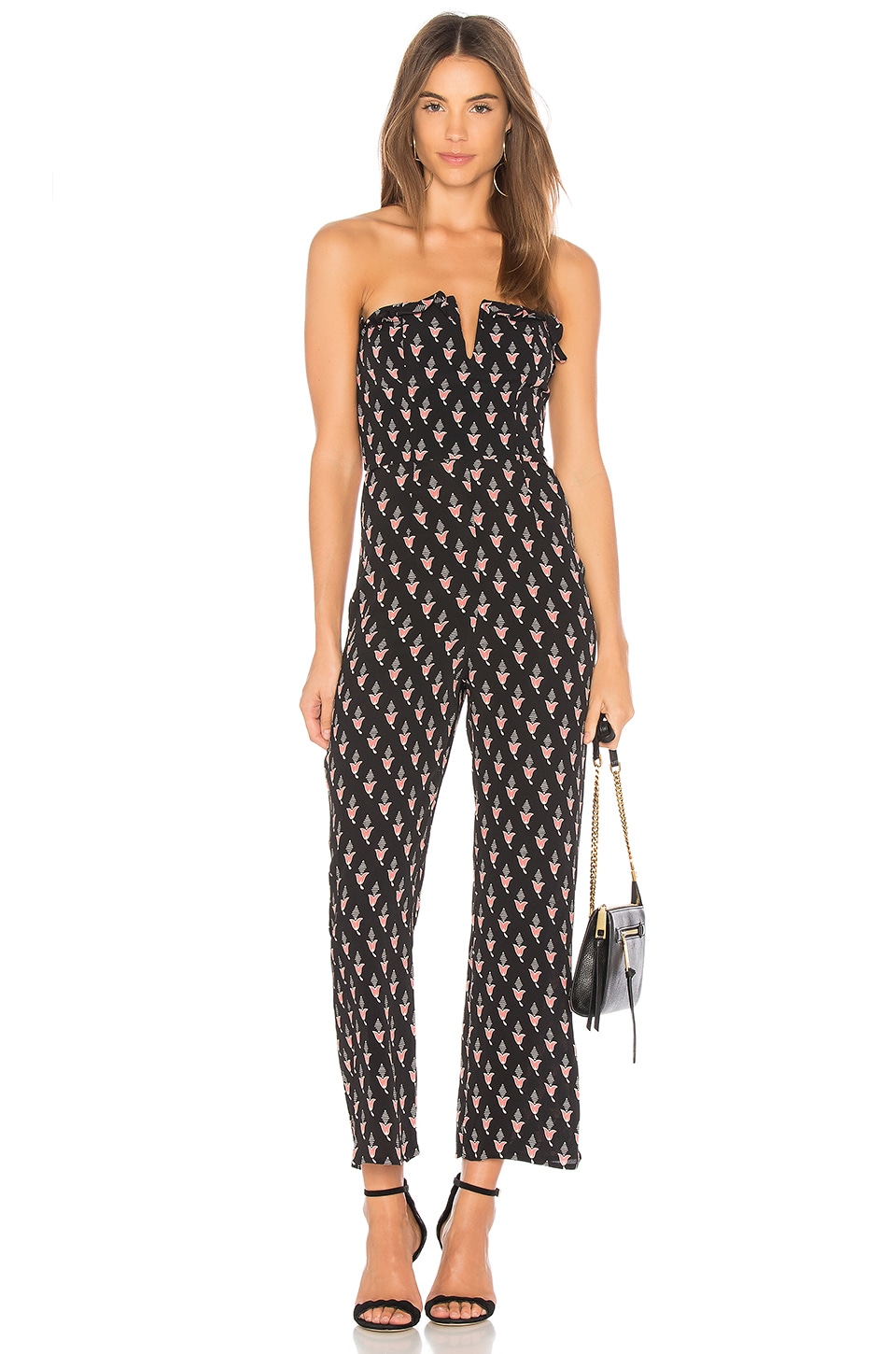 plunge neck jumpsuits