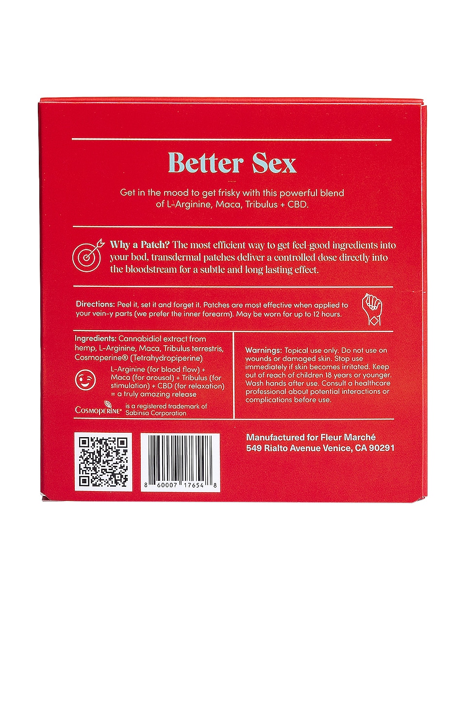 Sex, Plz CBD Patch 4 Count