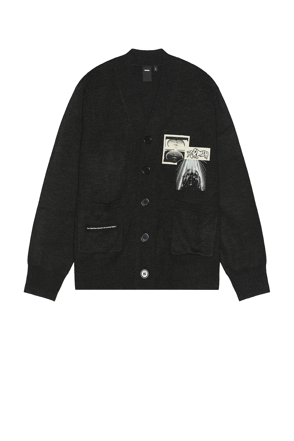 FORMER AG Cardigan in Black | REVOLVE