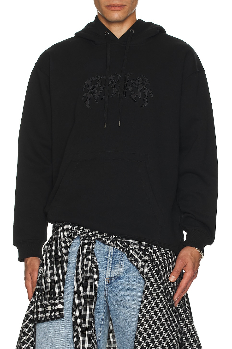 Puncture Satin Hoodie - Thumbnail 4
