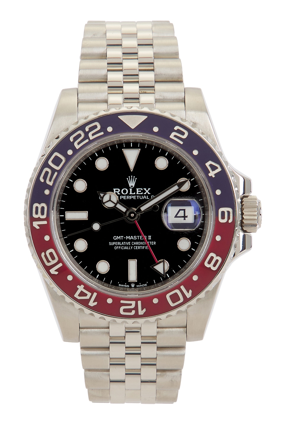 Rolex GMT-Master II Steel Pepsi Bezel Automatic Dial Watch