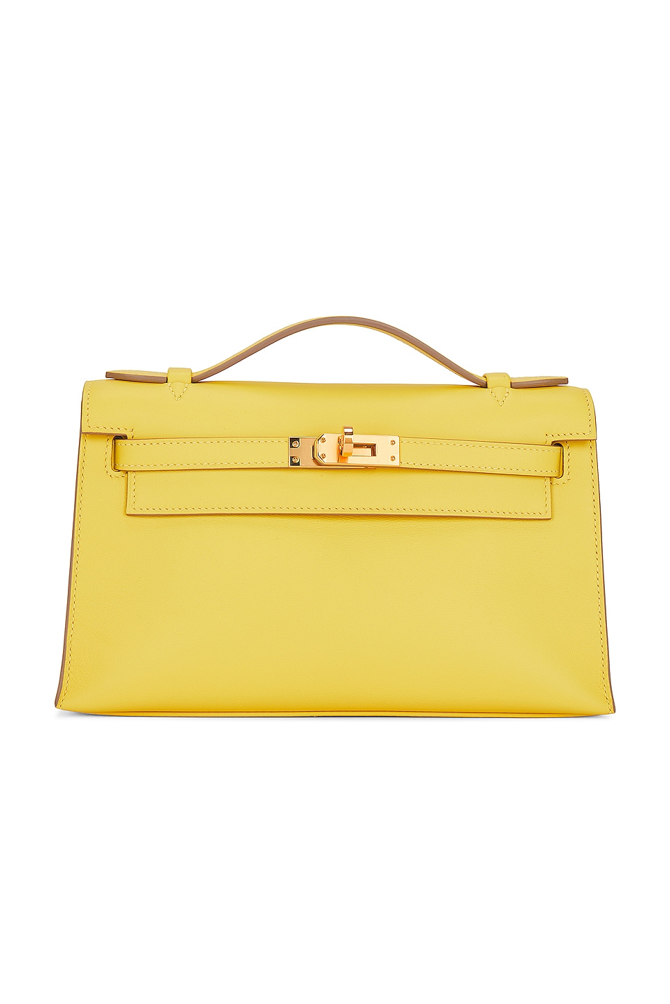 Hermes Calfskin Kelly Pochette Handbag