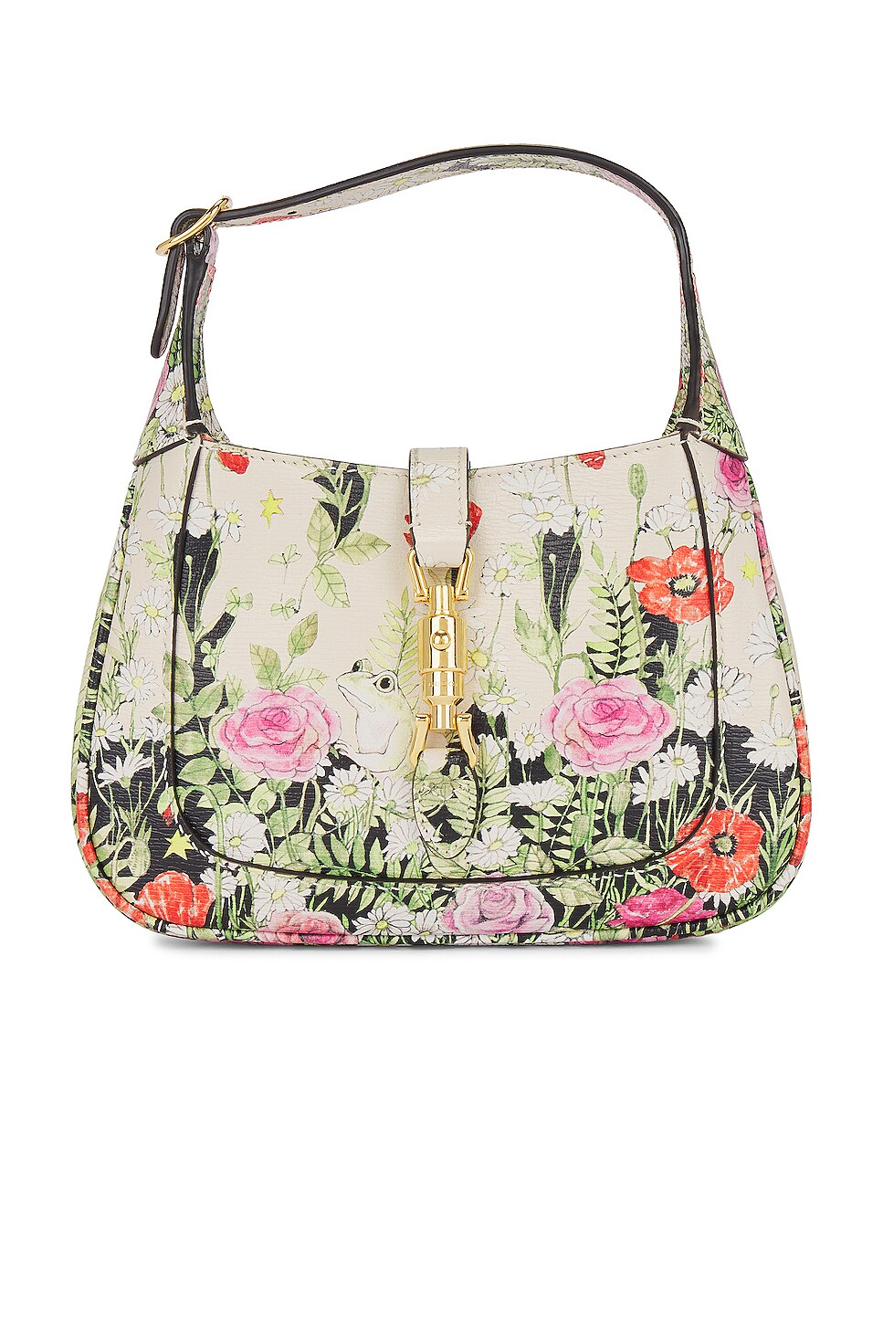 FWRD Renew Gucci Flora Jackie 1961 Shoulder Bag in Multi | REVOLVE