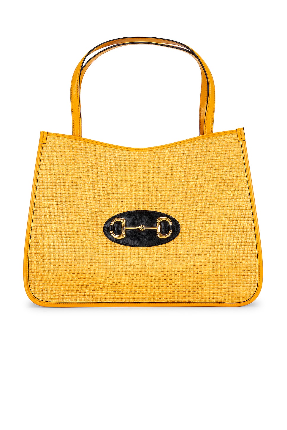 FWRD Renew Gucci Horsebit Tote Bag in Mustard REVOLVE