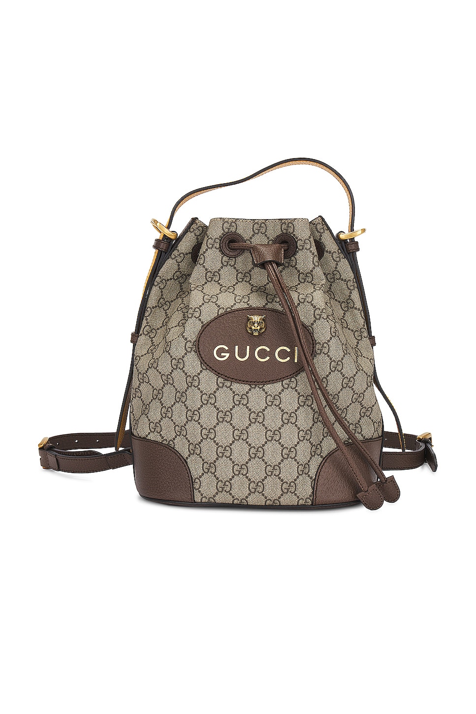 Gucci supreme bucket sales bag