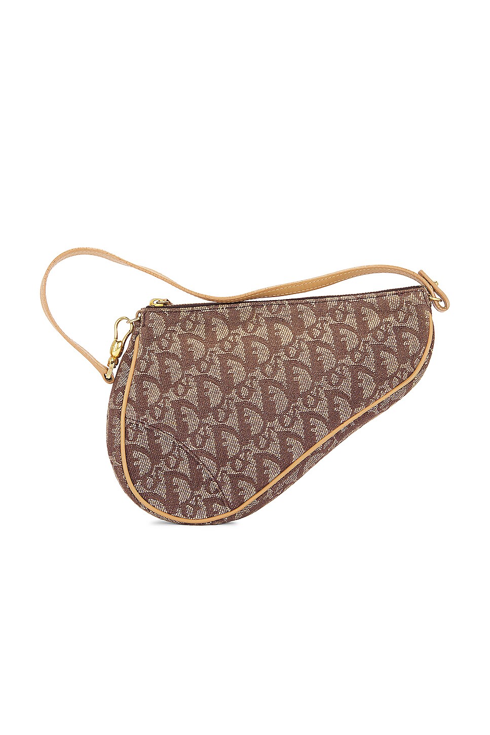 Fwrd Renew Dior Trotter Saddle Bag In Brown Revolve 0247